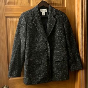 Speckled black and white | buttons | jacket | blazer | size 6